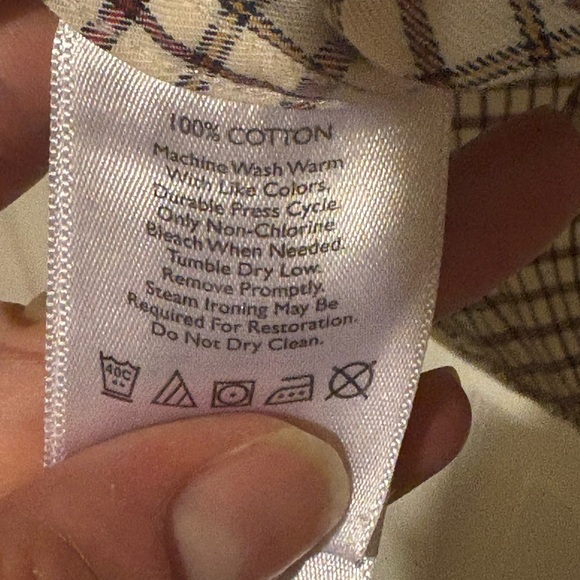 Eddie Bauer Men’s TXL / Tall XL Wrinkle-Resistant Classic Fit Shirt - Picture 8 of 8